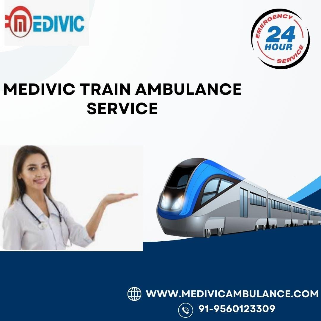 Medivic Aviation Train Ambulance in Guwahati is providing medical expectations