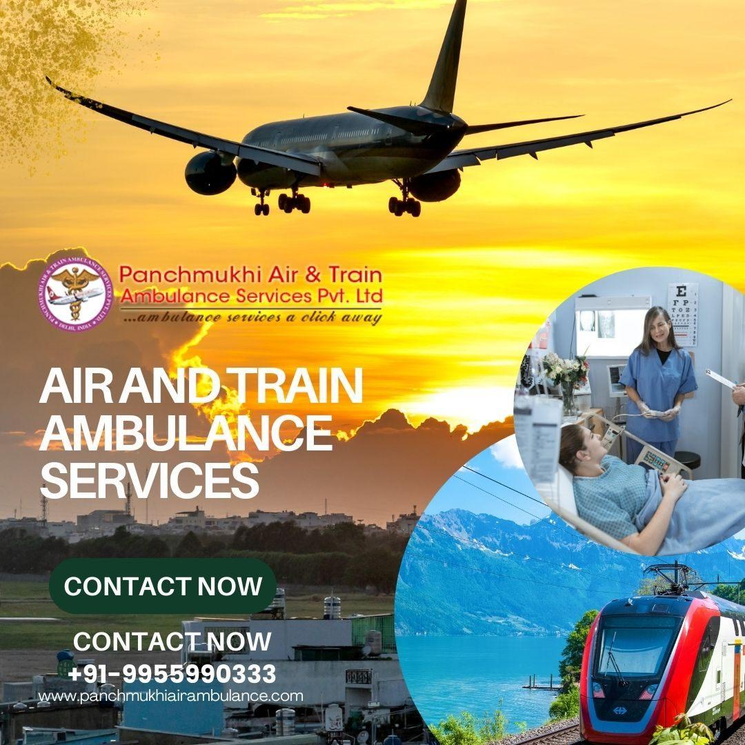 Get The High-Tech Air and Train Ambulance Services in Bangalore by Panchmukhi
