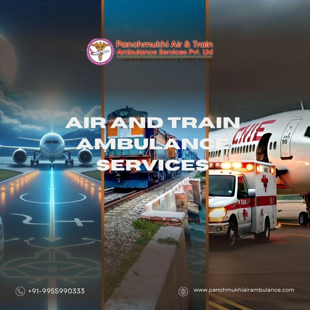 Choose Reliable Air and Train Ambulance Services in Guwahati by Panchmukhi