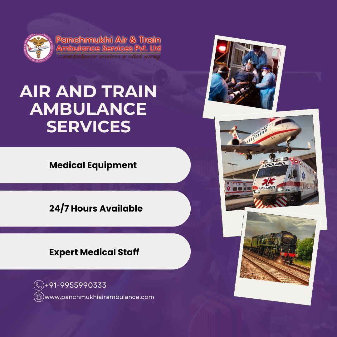 Get The Demanded Air and Train Ambulance Services in Chennai by Panchmukhi