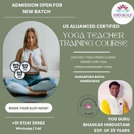 US Alliance Certified Yoga Teacher Training Course in Ahmedabad ,Gujarat 