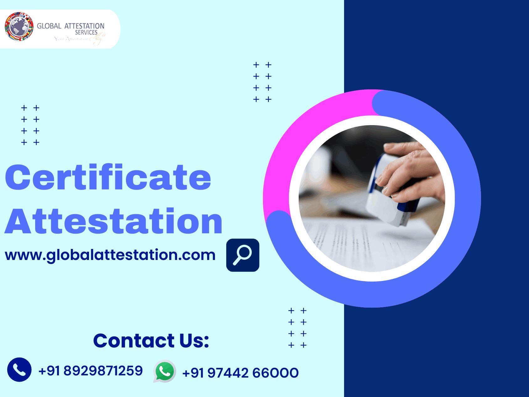 Best Certificate Attestation in Chennai