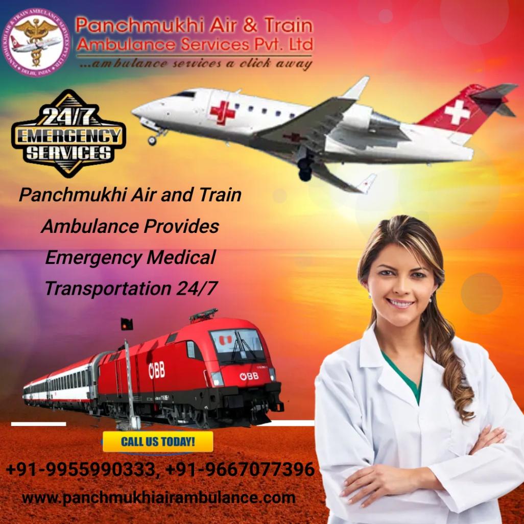Book Panchmukhi Air and Train Ambulance Services in Bhubaneswar for Safe 