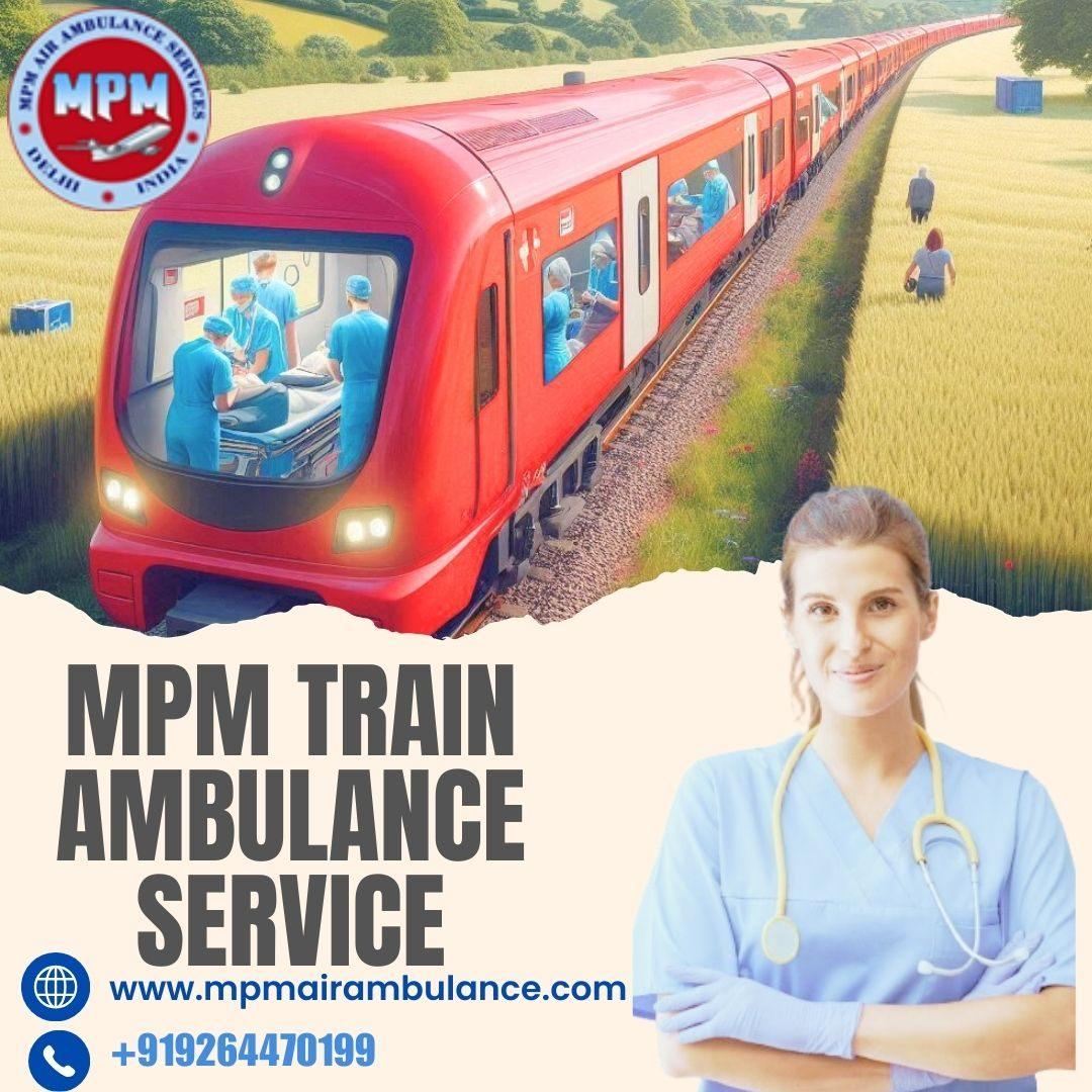 MPM Train Ambulance Service in Ranchi Works for Carrying Ill Individuals