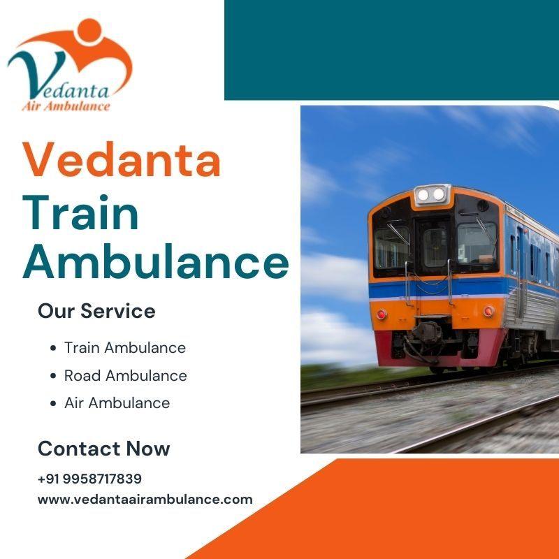 Vedanta Train Ambulance Services in Bhilai Available with Skilled Professionals