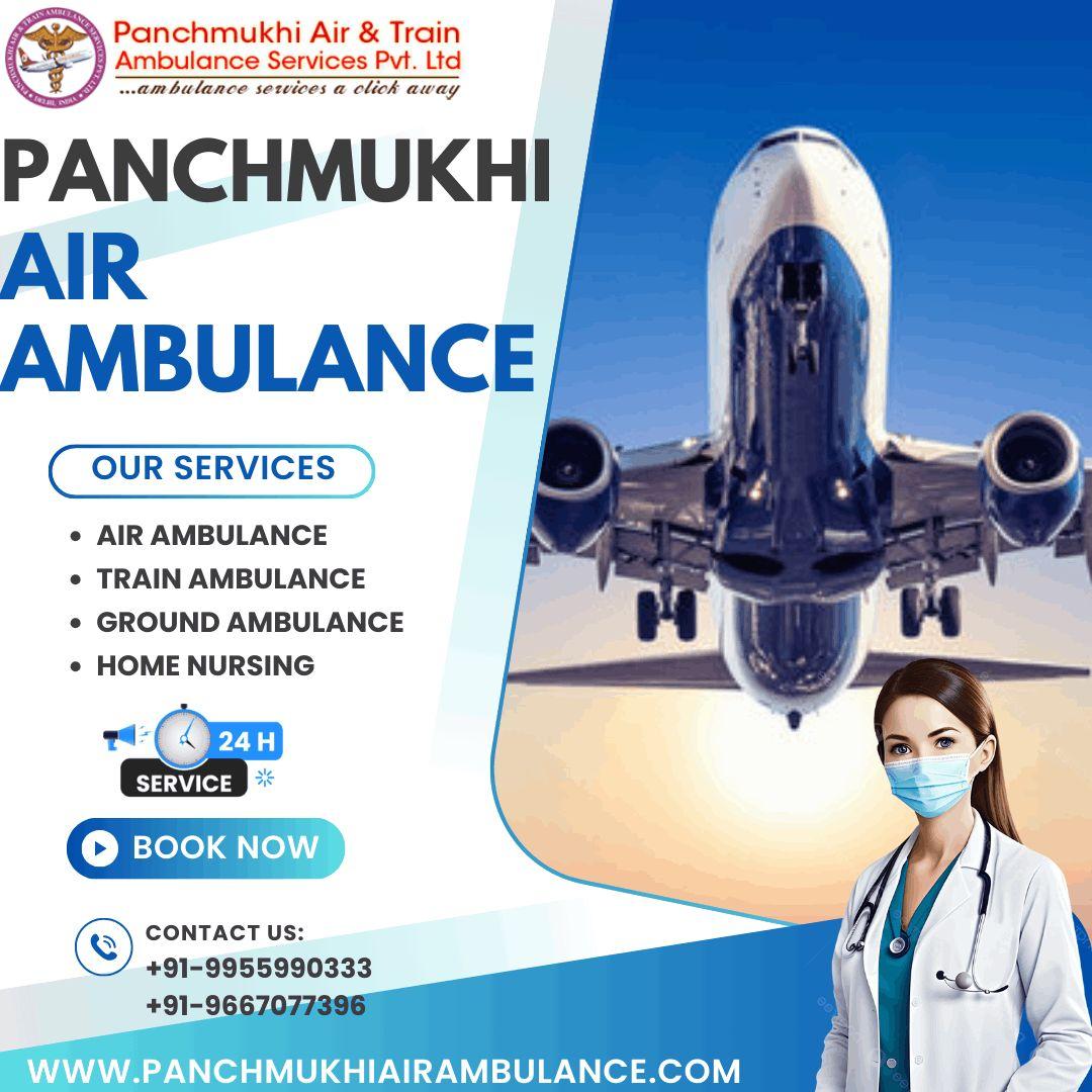 With Reliable Medical Resources Hire Panchmukhi Air Ambulance Services in Patna 