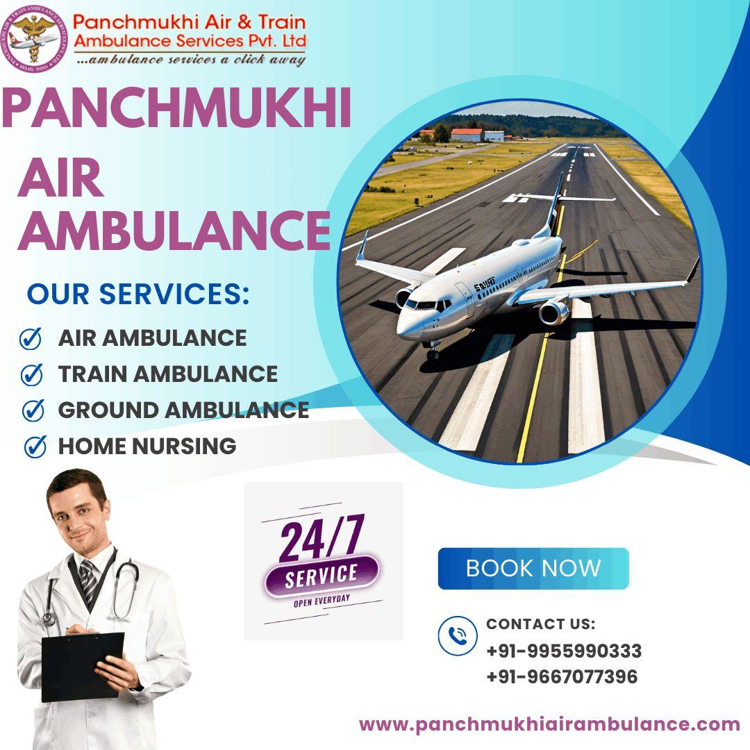 Get Perfect Medical Care through Panchmukhi Air Ambulance Services in Kolkata 