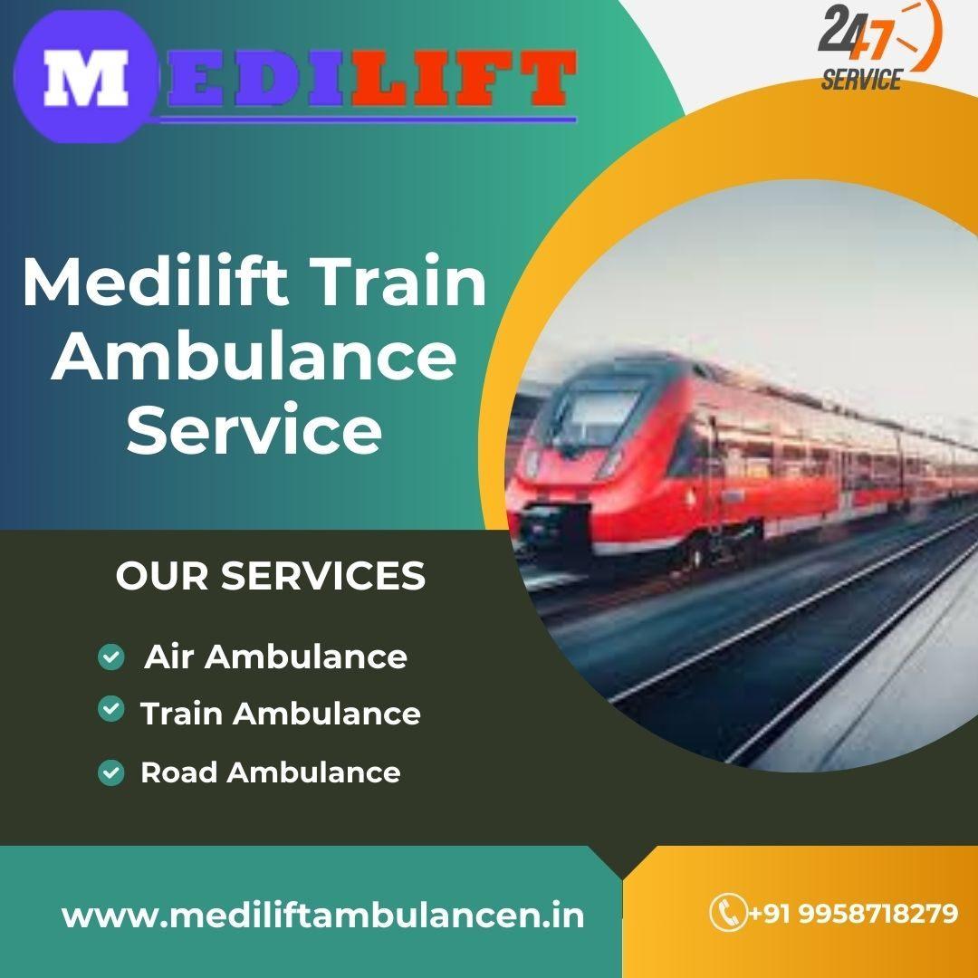 Choose Medilift Train Ambulance Services in  Allahabad  for Medical Transfer