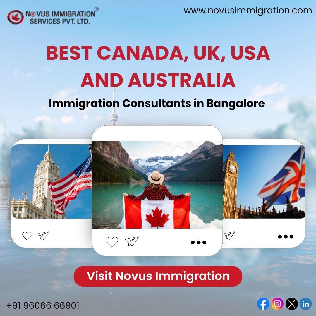 Immigration Services in Bangalore: Canada, UK, USA, and Australia