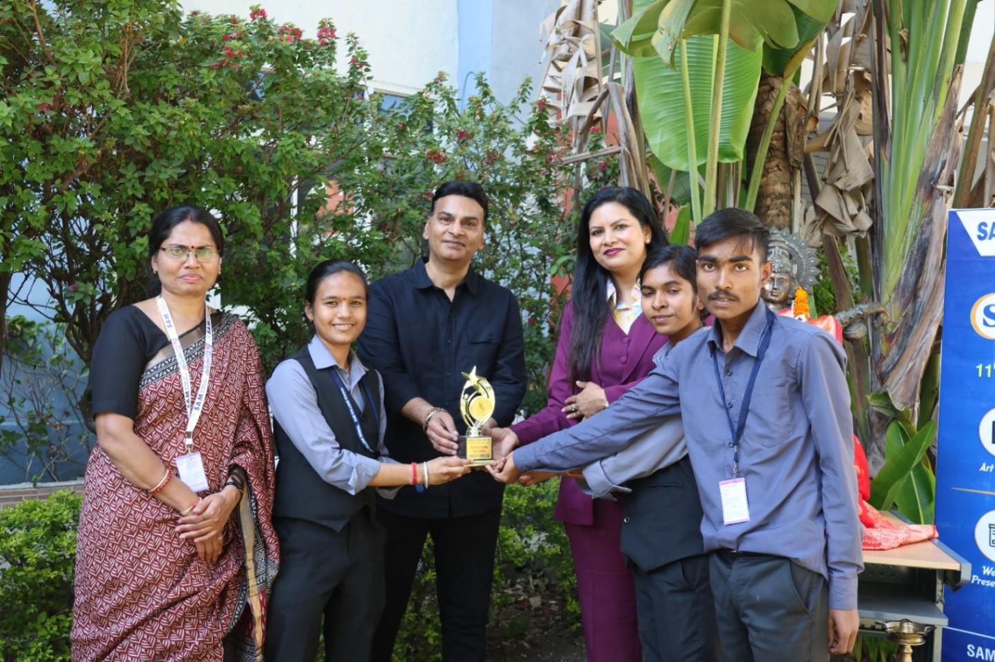 A moment of pride and joy as the winners