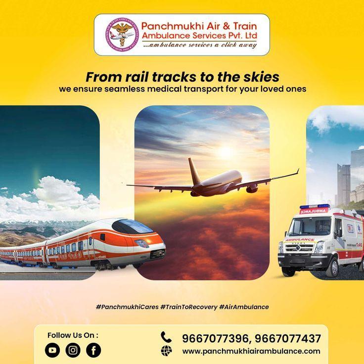 Book High-Tech Air and Train Ambulance Services in Hyderabad with 100% Safety 