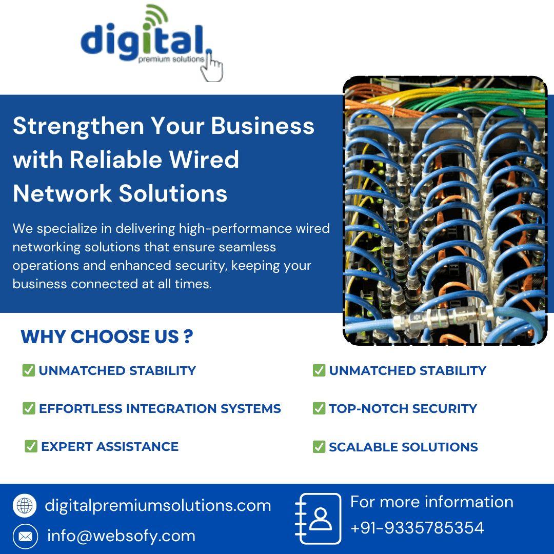 Seamless Wired Networking Solutions in Lucknow Digital Premium Solution