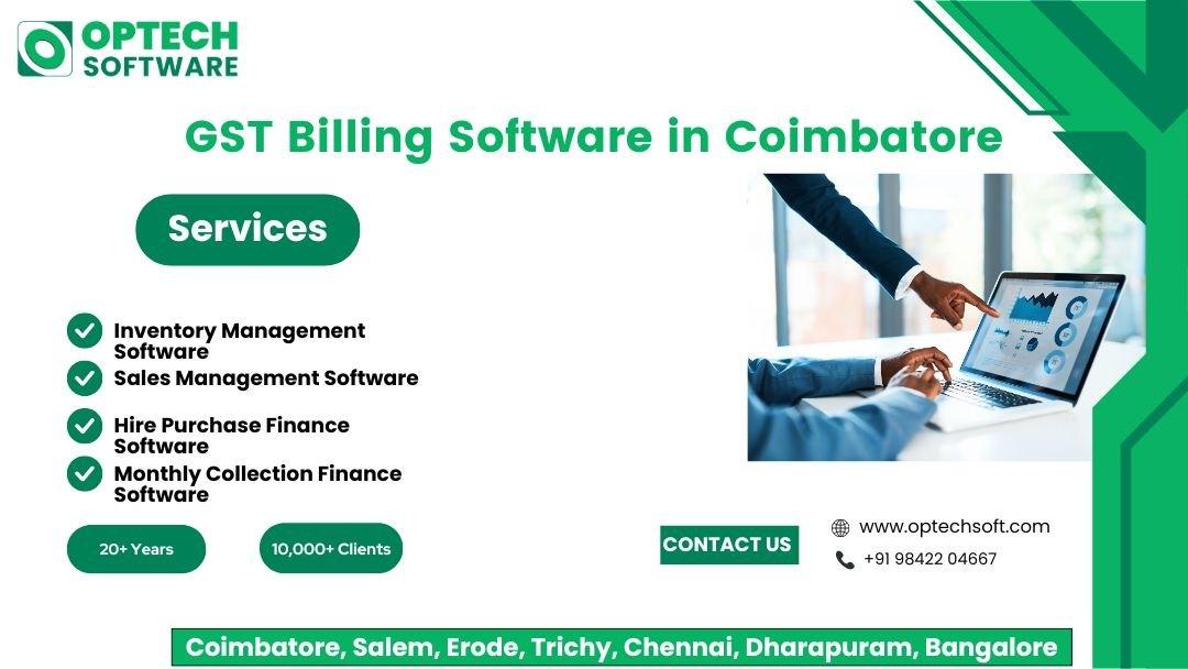 GST billing software in Coimbatore | Optech
