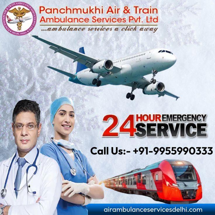 Hire Panchmukhi Air and Train Ambulance Services in Kochi with 24/7 Availability