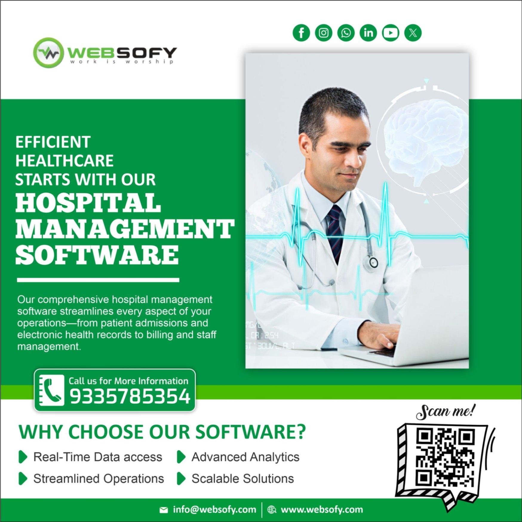 Effortless Hospital Management with Websofy!