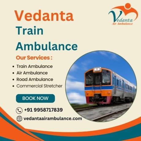 Safe Vedanta Train Ambulance Service in Siliguri for Urgent Medical Transfer
