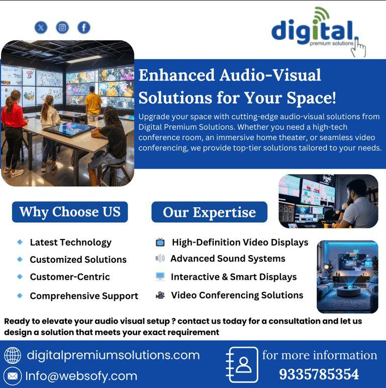 Upgrade Your Space with the Best Audio-Visual Solution!
