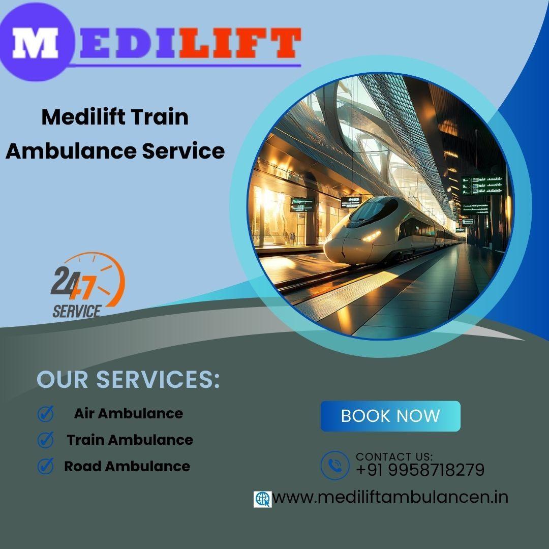 Travel Easy, Smooth, and Safe with Medilift Train Ambulance in Lucknow