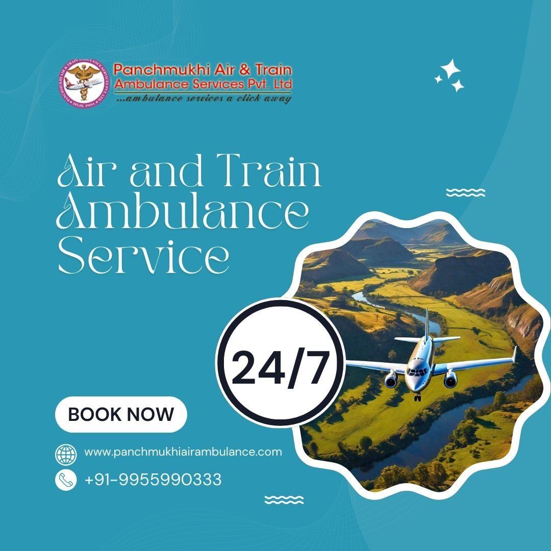 Avail Air and Train Ambulance Services by Panchmukhi in Visakhapatnam