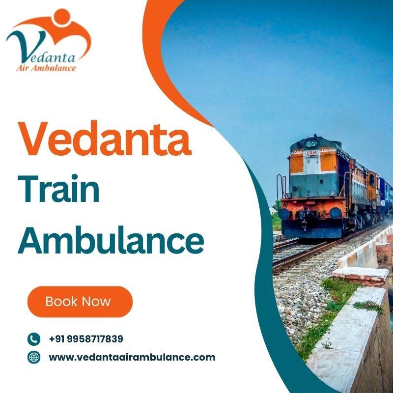 Vedanta Train Ambulance Service in Bhopal with Highly Skilled Medical Service