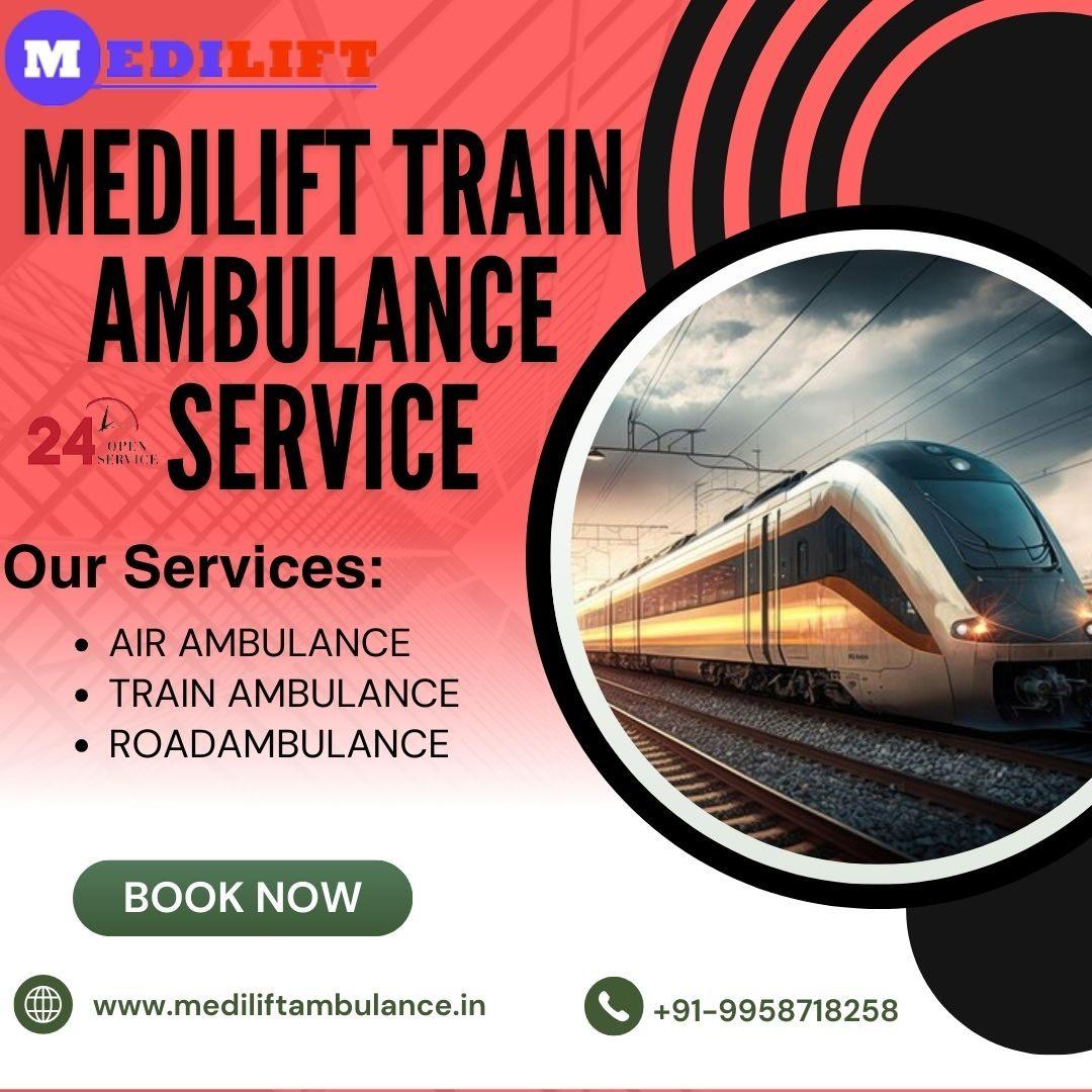 Medilift Train Ambulance in Dibrugarh is Safe & Affordable for Transportation