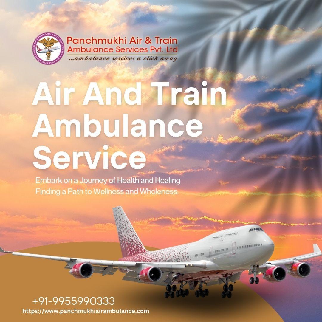 Hire Panchmukhi Air and Train Ambulance Services in Udaipur for Medical Need 