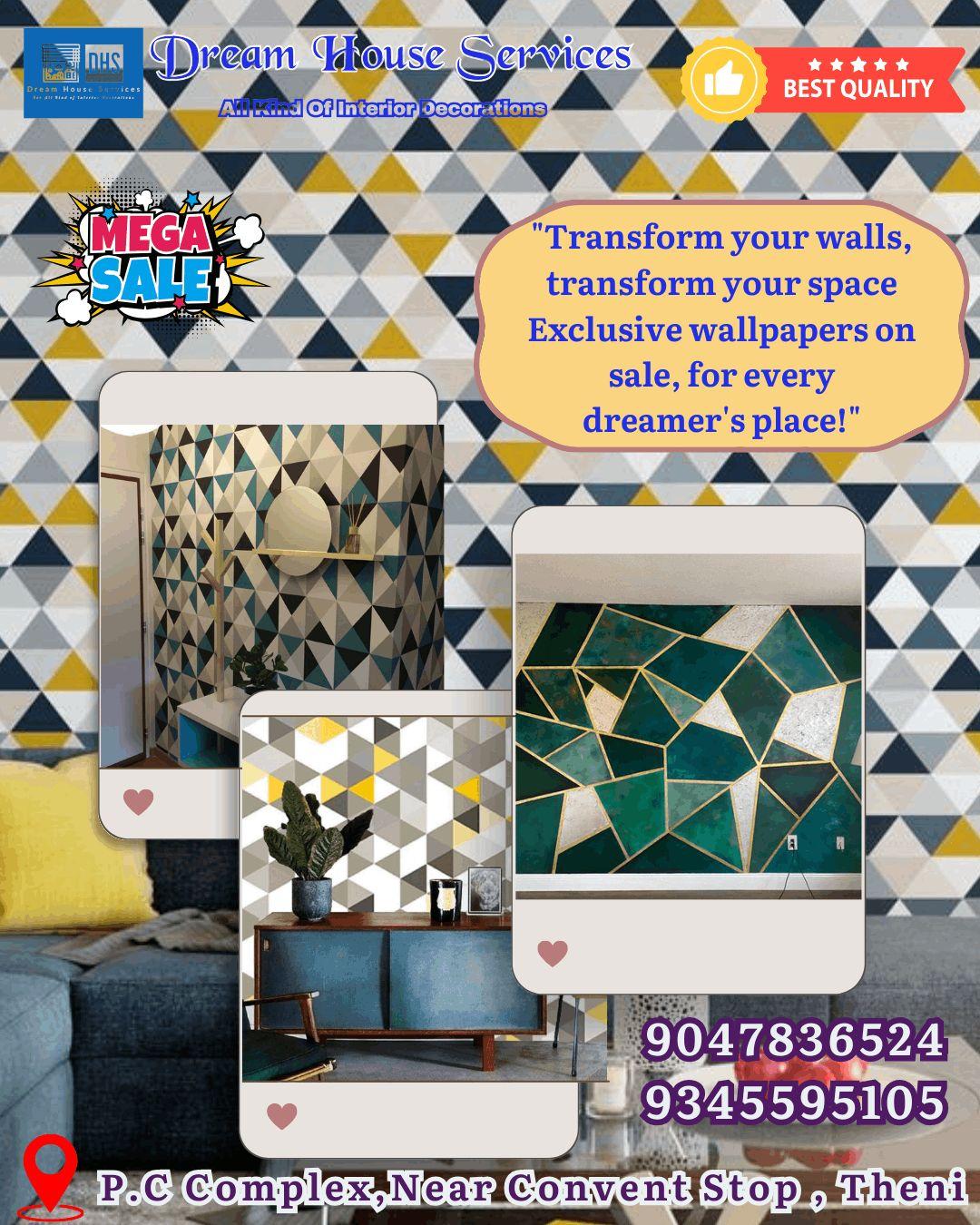 best wallpaper shop in theni 9047836524/9345595105