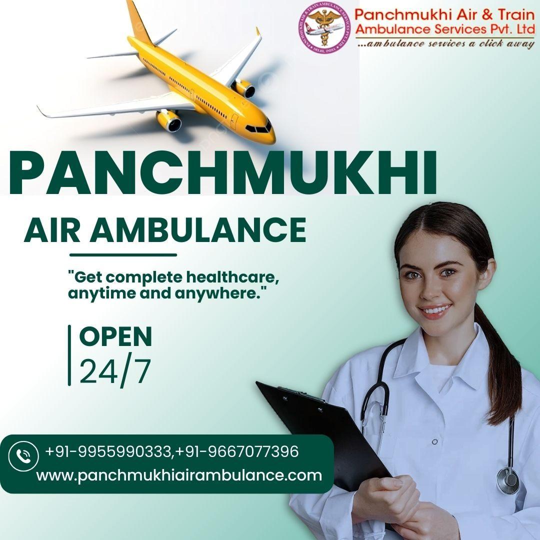 Hire Safe  Air and Train Ambulance Services in Lucknow by Panchmukhi