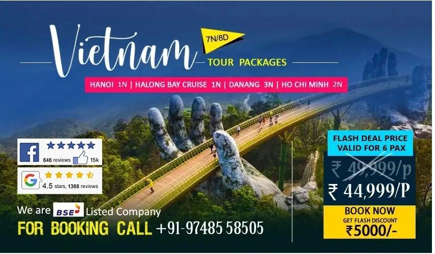 Vietnam Tour Package from Kolkata: A Perfect Blend of Culture and Nature