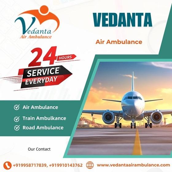 Hire Vedanta Air Ambulance Service in Gorakhpur at an Affordable Price