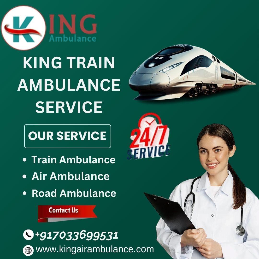 King Train Ambulance in Guwahati Provides Full Medical Support