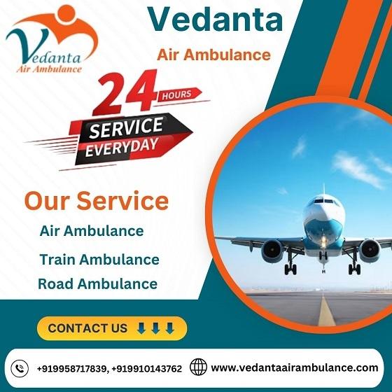 Avail the Vedanta Air Ambulance Indore, which has Top-Class Medical Service 