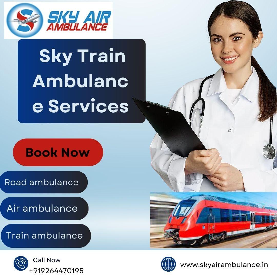 Sky Train Ambulance in Gorakhpur provides low-cost medical transport services