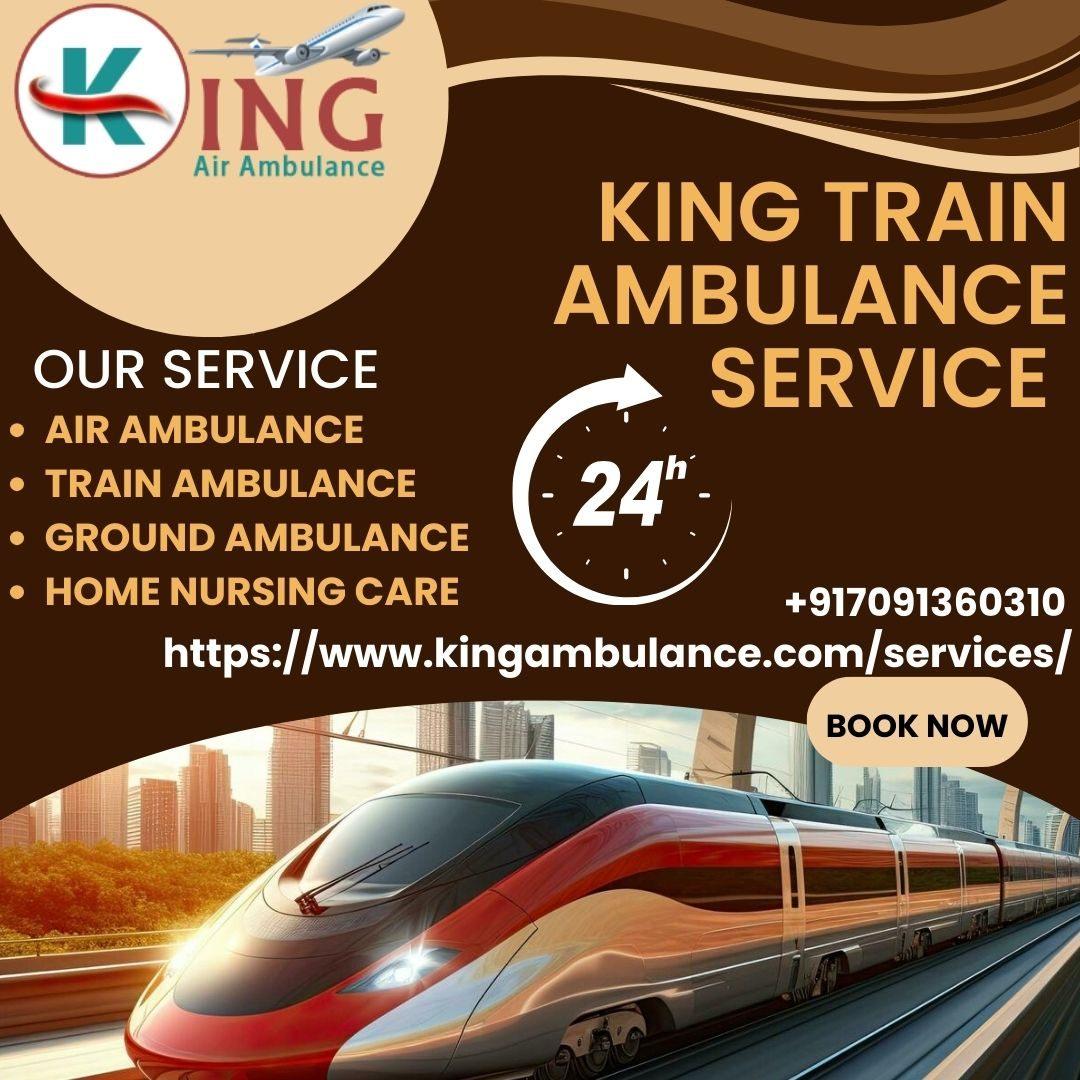 King Train Ambulance Service in Jamshedpur Transfers Patient 