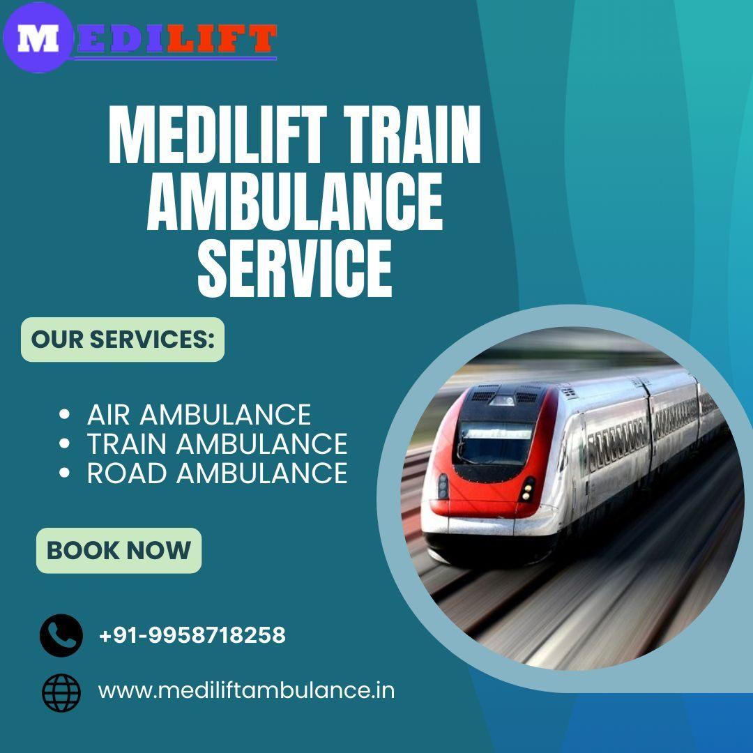 Medilift Train Ambulance in Allahabad is Equipped with the Top Medical Equipment