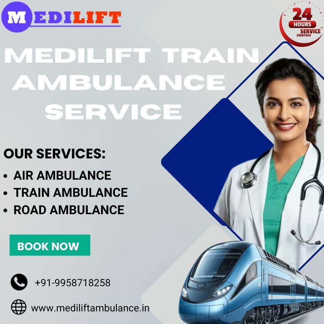 Medilift Train Ambulance in Lucknow Makes Medical Transfers Easy