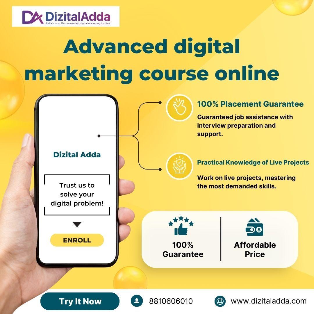 Advanced Digital Marketing Course Online with Certification & Placement
