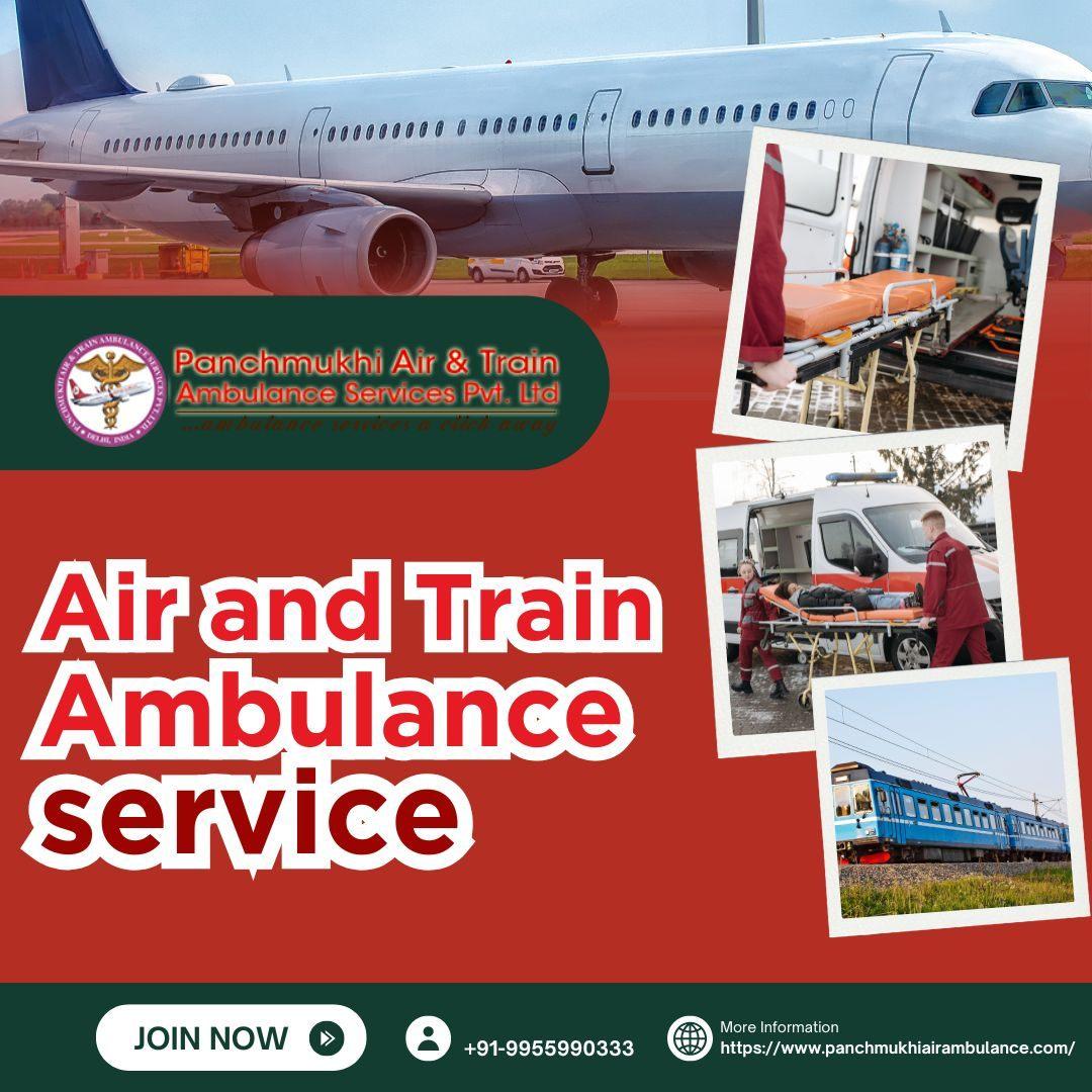 Hire Non-Risky Air and Train Ambulance Services in Aurangabad By Panchmukhi