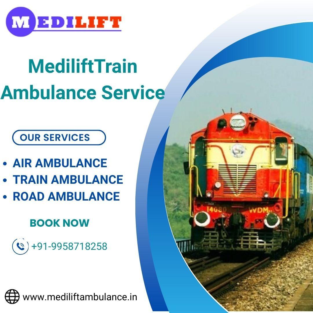 Use Medilift Train Ambulance Services in Lucknowfor a Comfortable Transfer