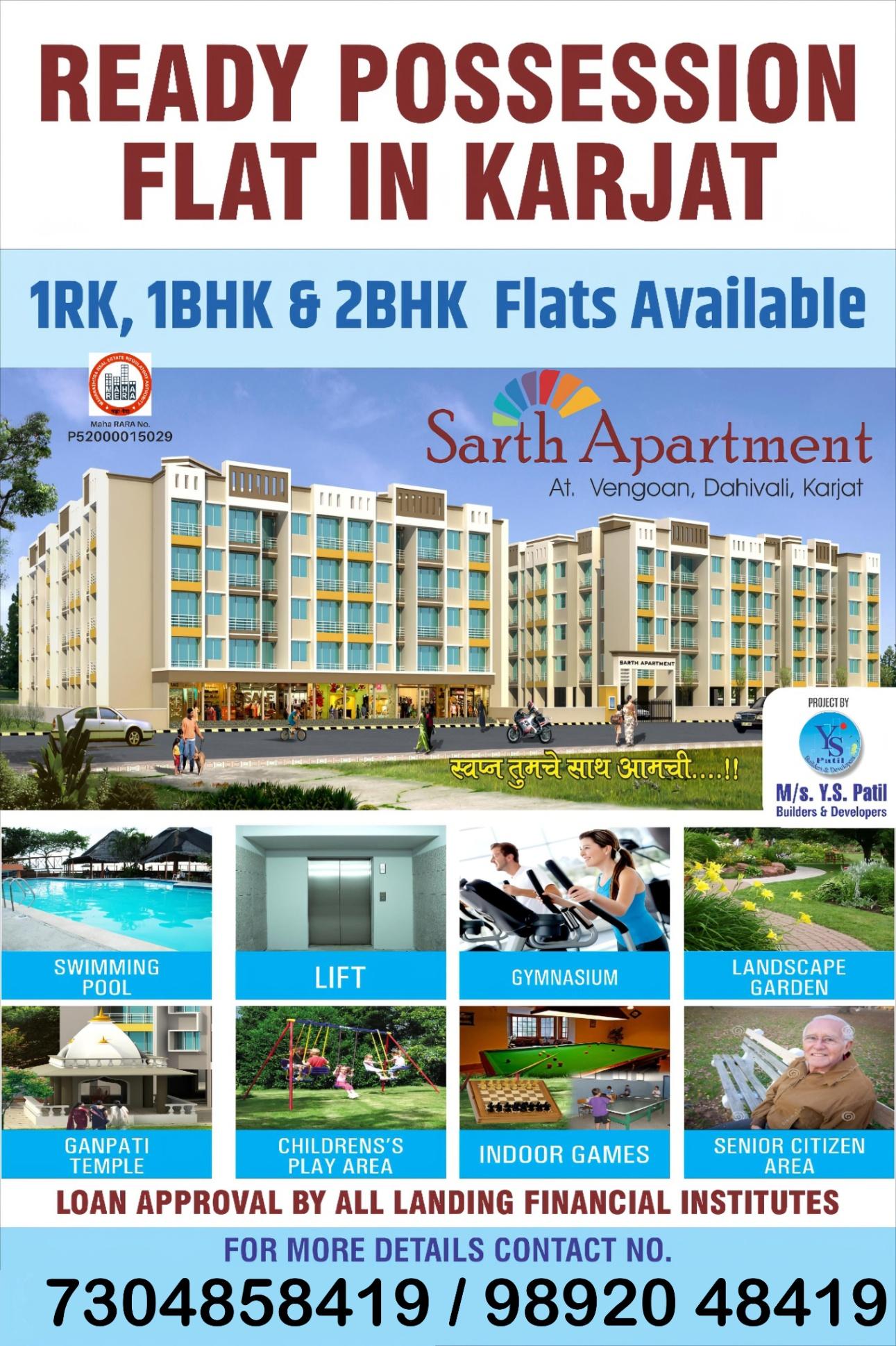 SARTH APARTMENT READY TO MOVE FLATS 
