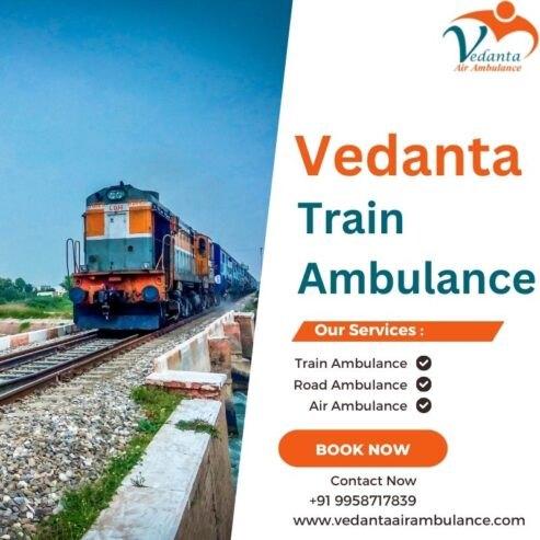 Book Vedanta Train Ambulance Service in Ranchi for Quick Medical Transfers
