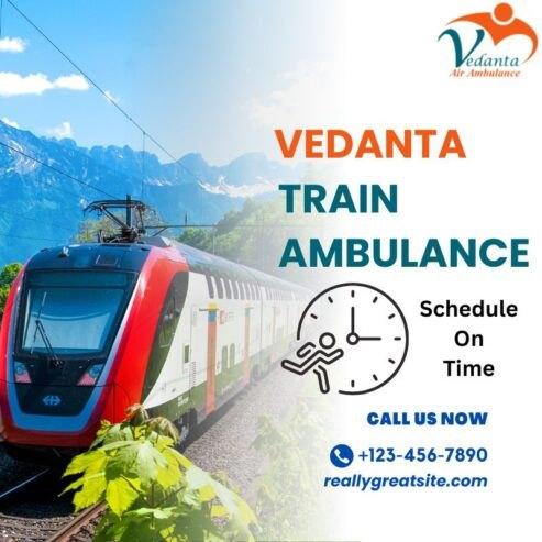 Vedanta Train Ambulance Service in Guwahati for Trustworthy Emergency Transport