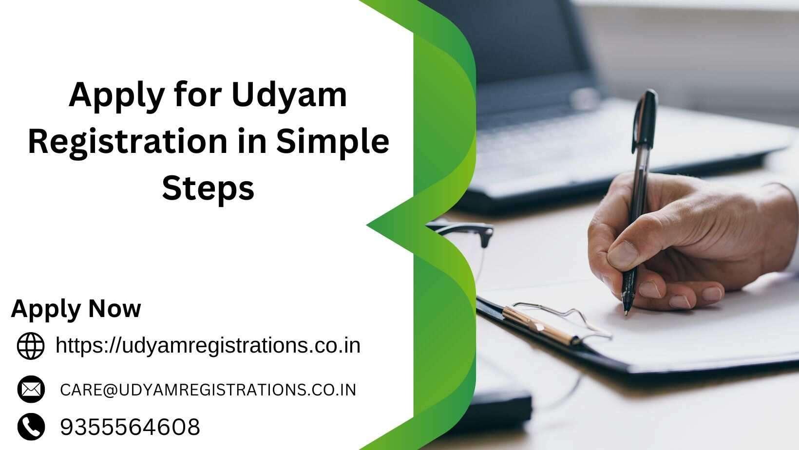 Apply for Udyam Registration in Simple Steps