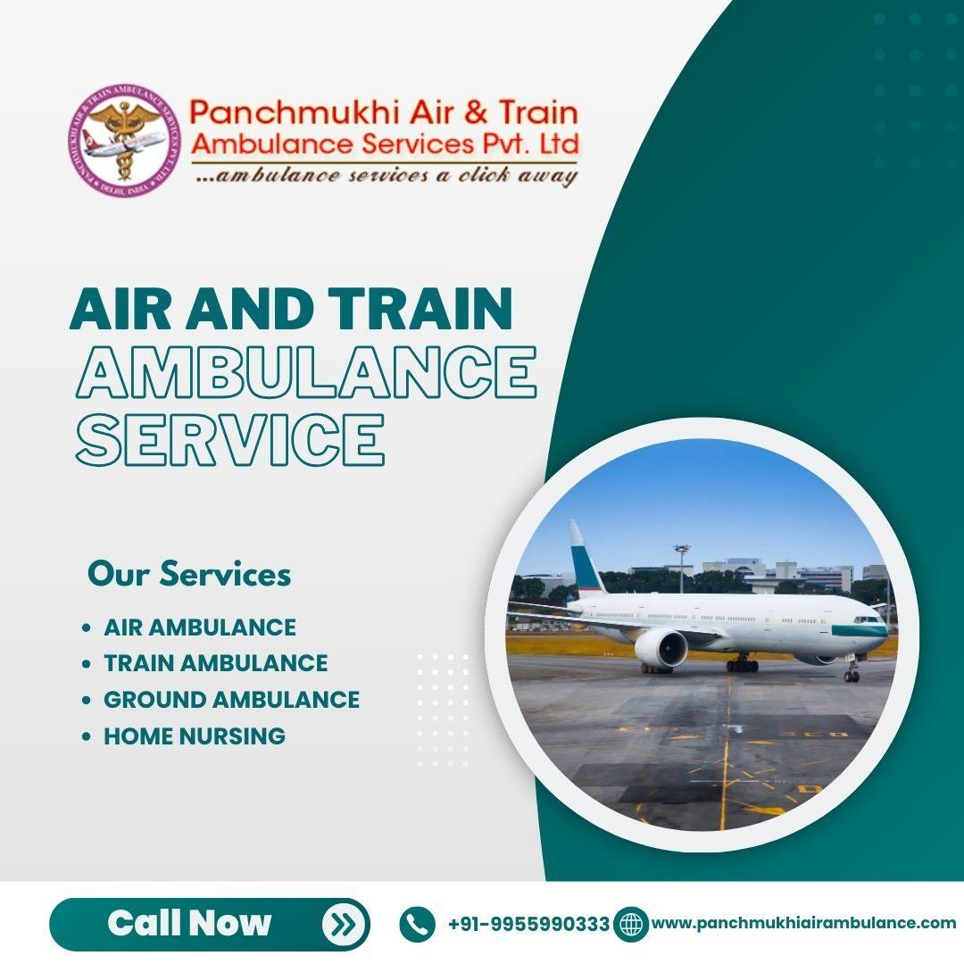 Book Panchmukhi Air and Train Ambulance Services in Bhopal