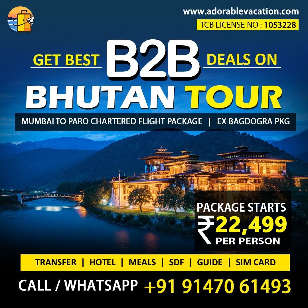 Bhutan Package Tour from Mumbai with Chartered Flight