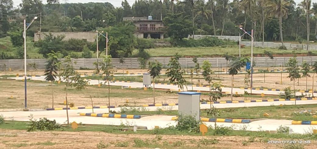 Hoskote to malur highway road new project started BMRDA Aproved RERA certified 