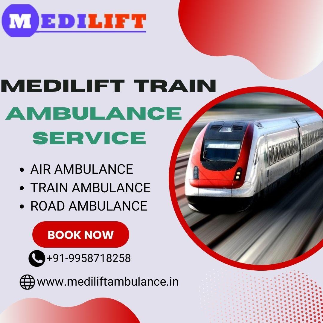 Avail Medilift Train Ambulance Service in Lucknow for High-Quality services