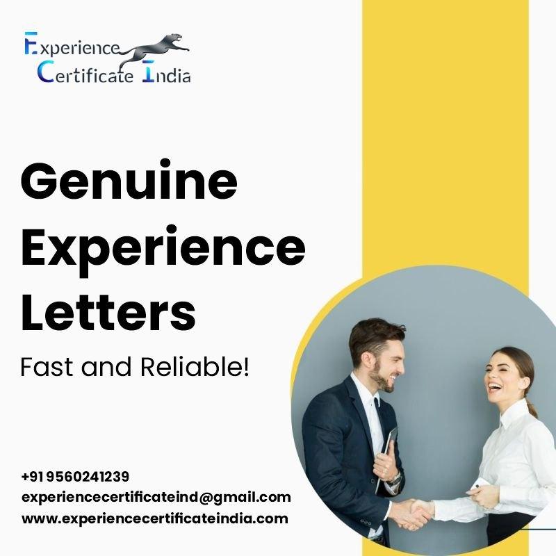 Genuine Experience Letters - Fast and Reliable!