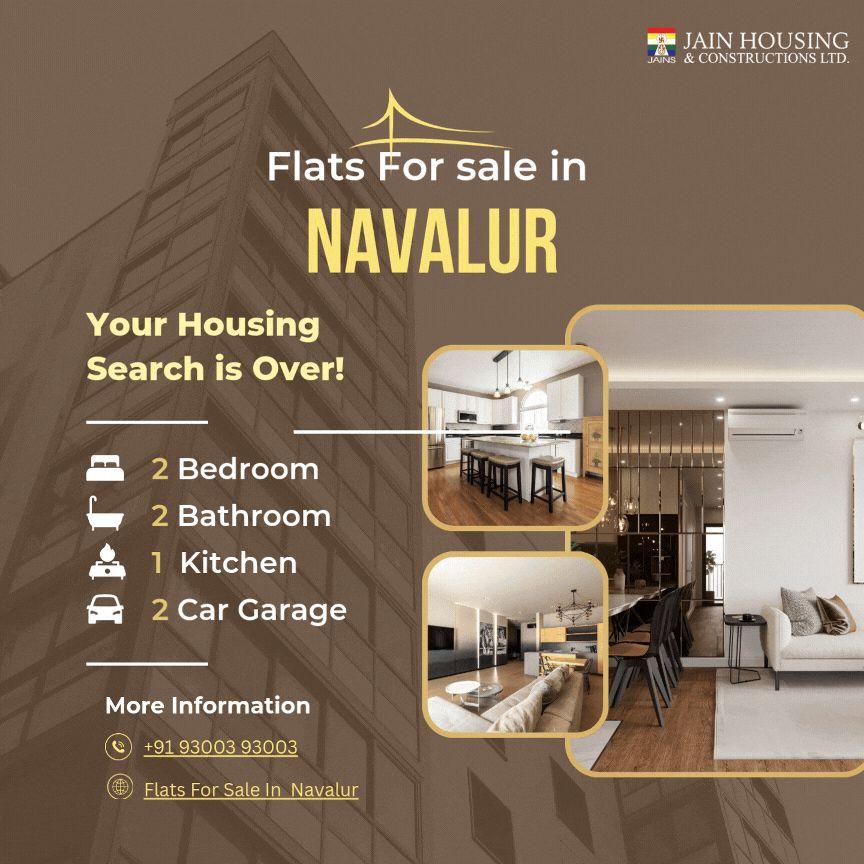 Own Your Dream Flat in Navalur with Jain Housing & Constructions!