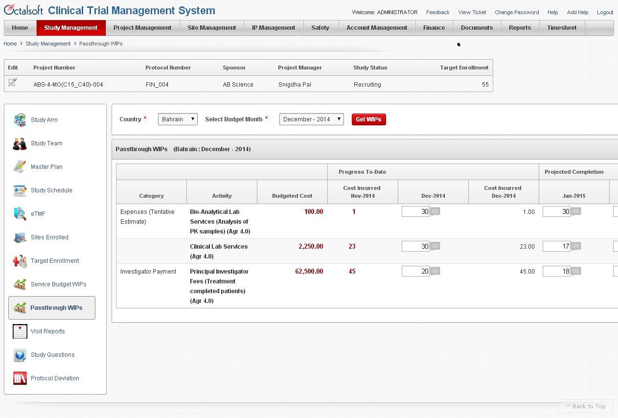 Octalsoft: CTMS | Clinical Trial Management System